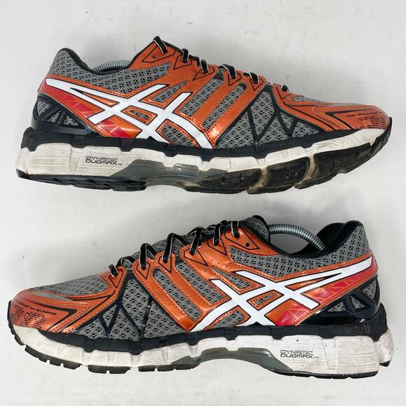 Asics Gel-Kayano 20th Anniversary Grey Orange Copper Men\'s Size 12